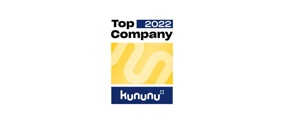 Arbeitgeber Siegel kununu TopCompany Logo